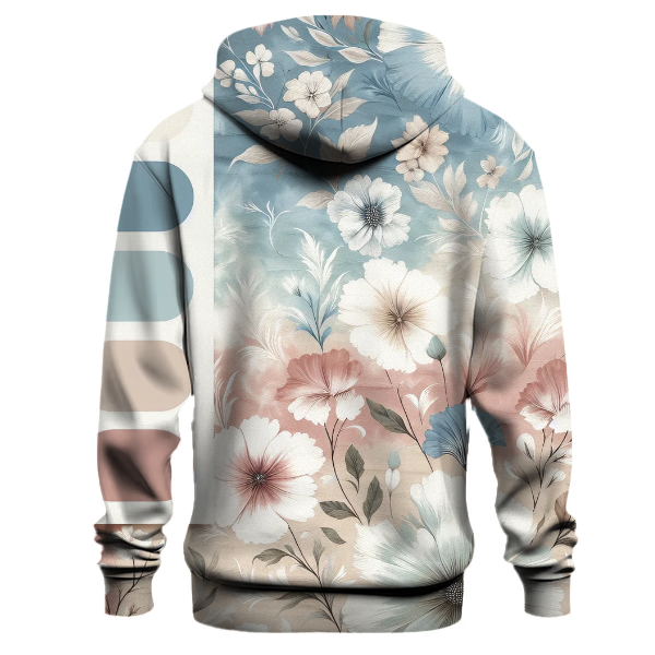 Frosted Floral Tie-Dye Design Hoodie