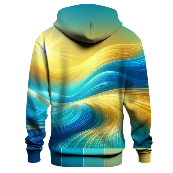 Glistening Tide Gradient Hoodie