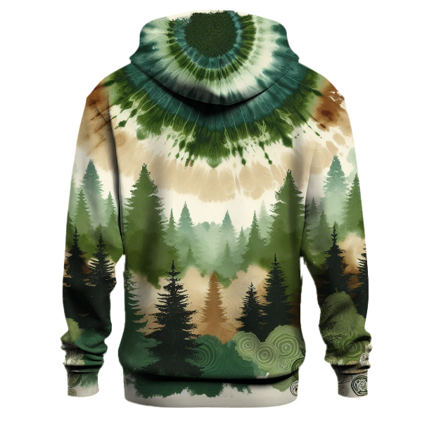 Forest Glade Tie-Dye Hoodie