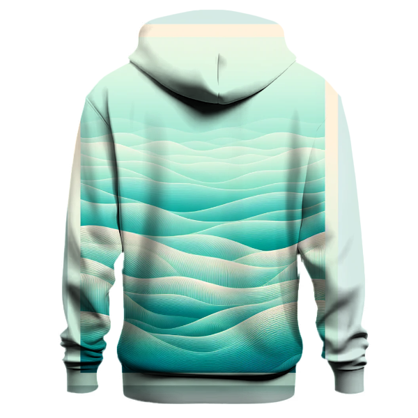 Cool Mint Wave Hoodie
