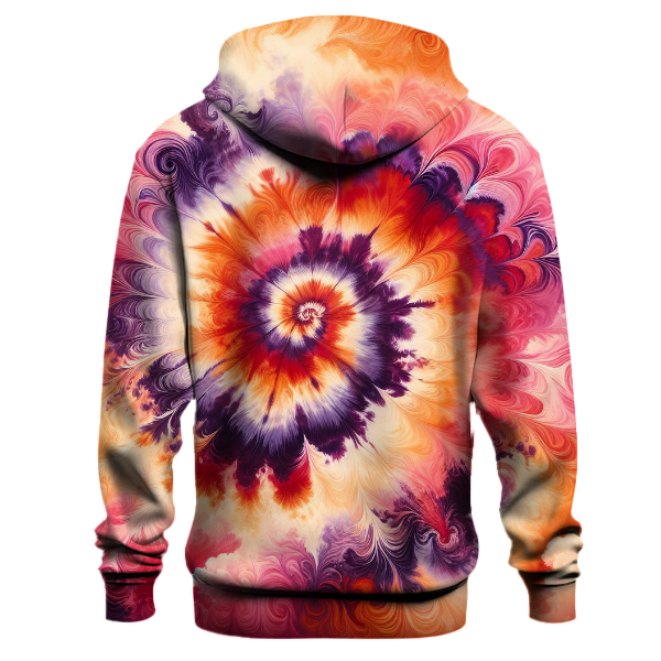 Sunset Waves Tie-dye Hoodie