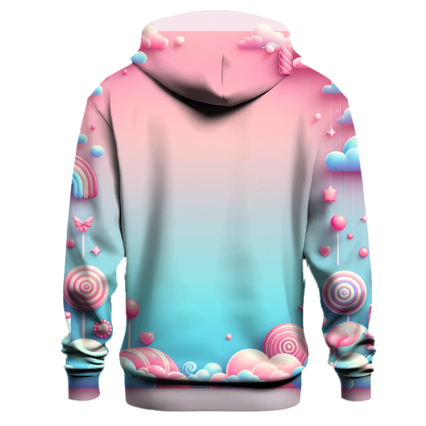 Whimsical Cotton Candy Gradient Hoodie
