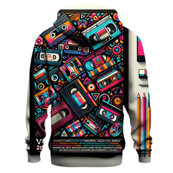 Retro VHS Tapes Hoodie