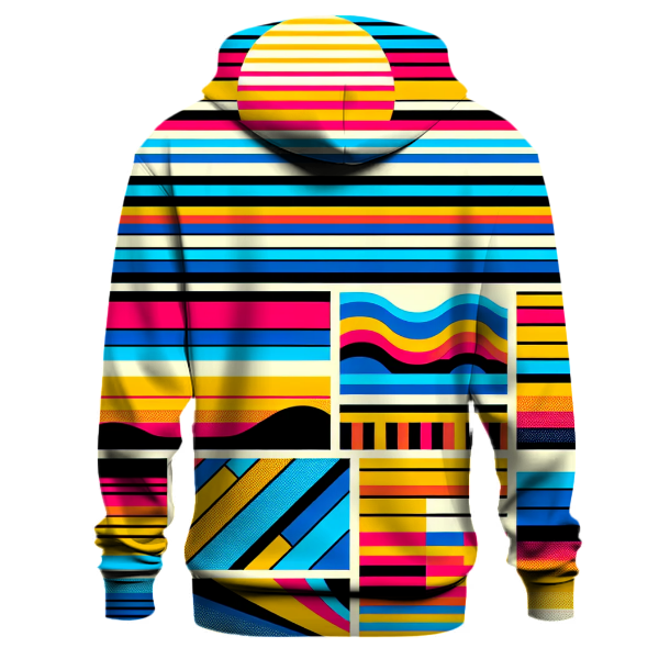 Radical Retro Stripe Hoodie