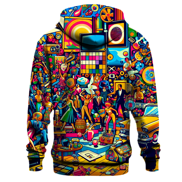 Timeless Retro Pop Culture Hoodie