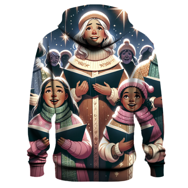 Christmas Choir Carolers Hoodie