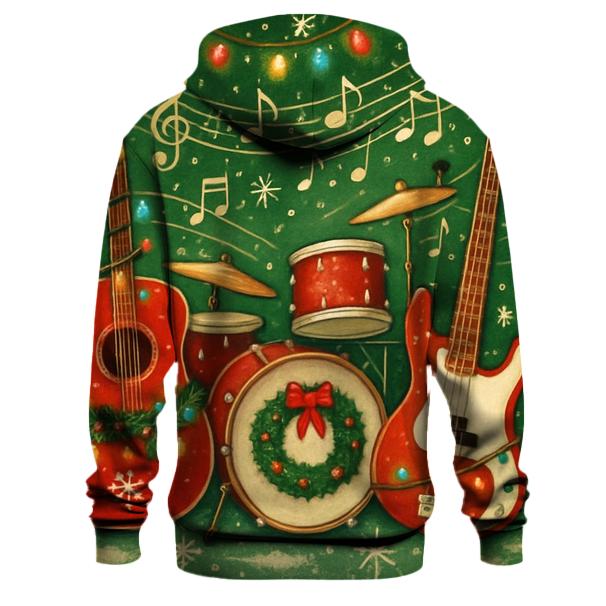 Jingle Bells Rock Band Hoodie
