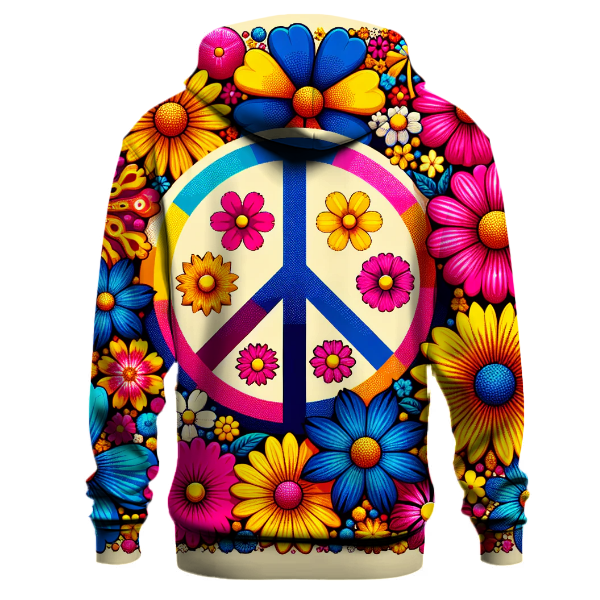 Funky Peace Blossom Hoodie