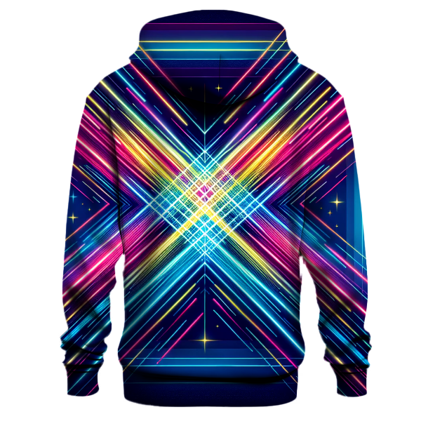 Rainbow Laser Hoodie