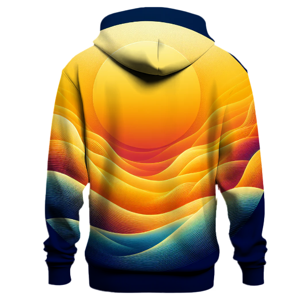Golden Glow Gradient Hoodie