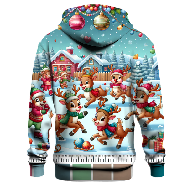 Reindeer Fun and Games Hoodie