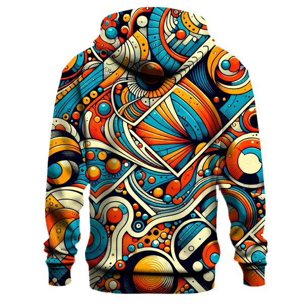 Retro Abstract Pop Hoodie