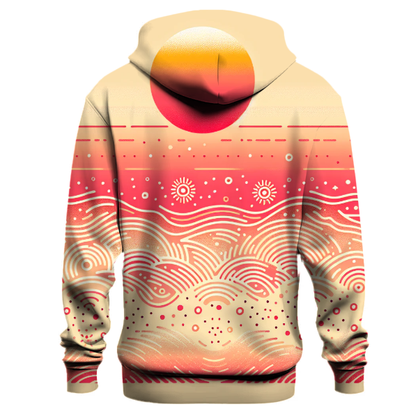 Sunset Coral Hoodie