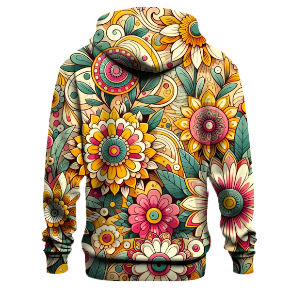 Sunshine Floral Fiesta Hoodie