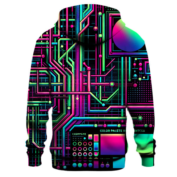 Technicolor Grids Hoodie