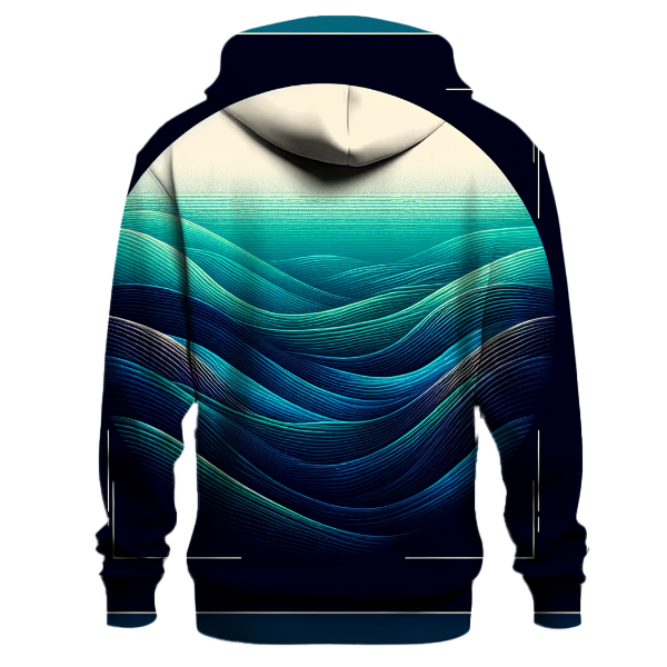Midnight Ocean Flow Hoodie