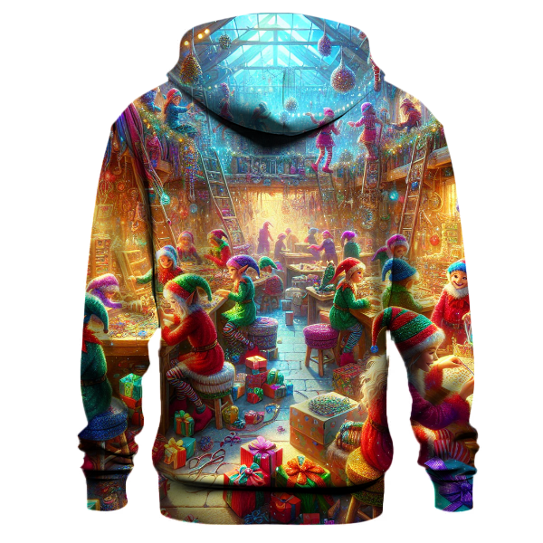 Elves' Secret Gift Workshop Hoodie
