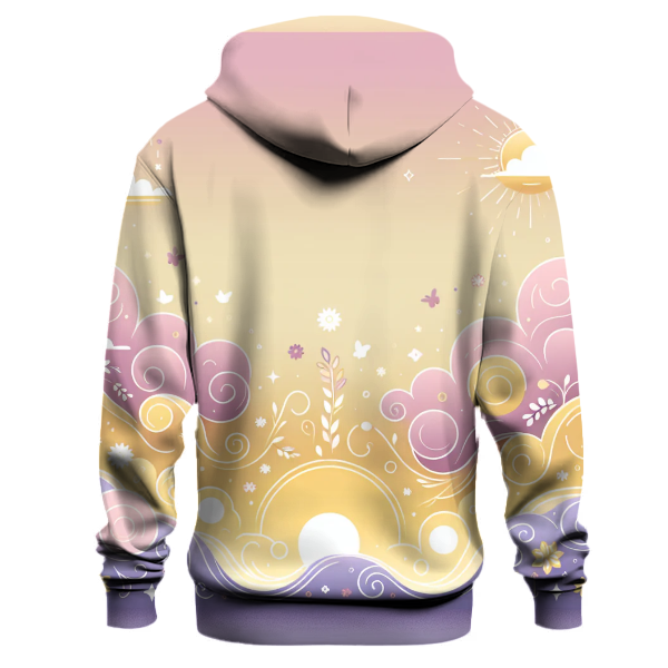 Pastel Rainbow Cascade Hoodie