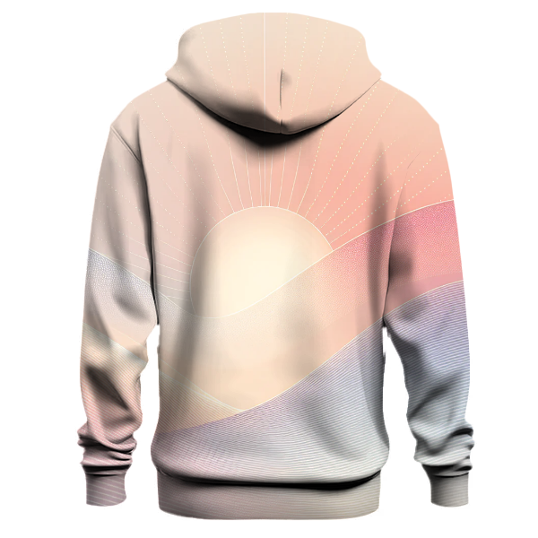 Pastel Sunrise Gradient Hoodie