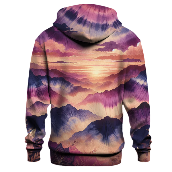 Cosmic Dusk Tie-dye Design Hoodie