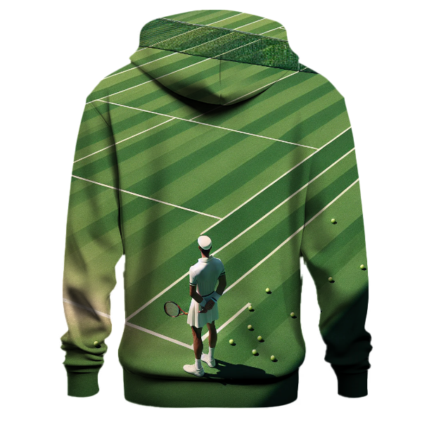 Tennis Court Lines Hoodie