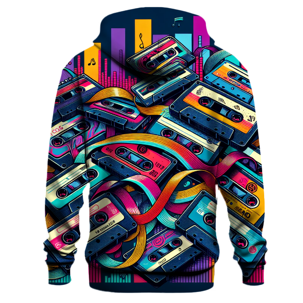 Classic Retro Cassette Tapes Hoodie