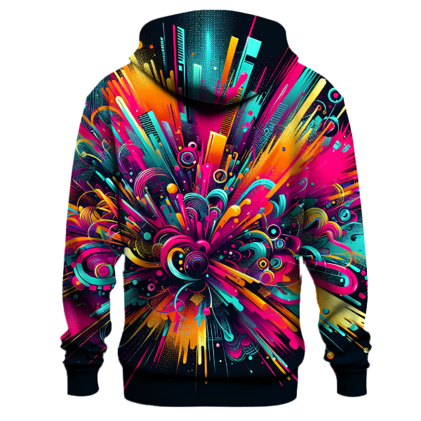 Neon Graffiti Jam Hoodie