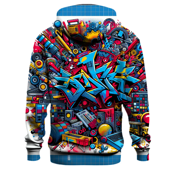 Graffiti Style Street Art Hoodie