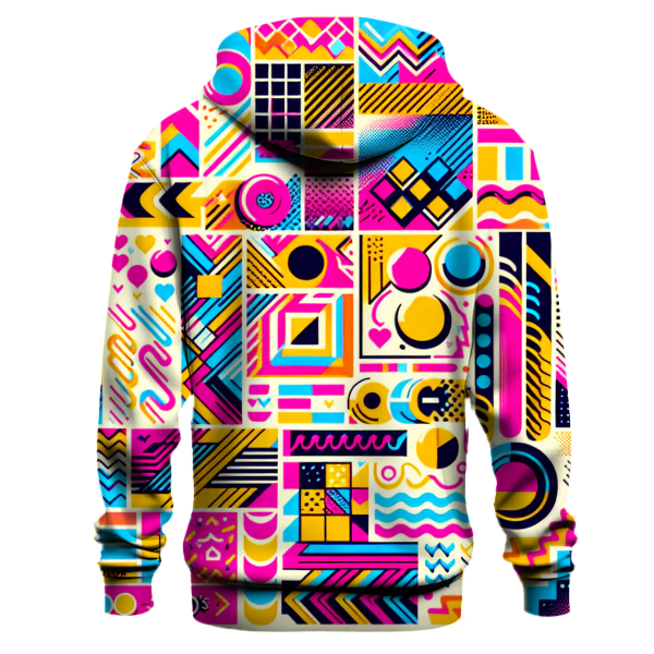 Vibrant Retro Patterns Hoodie