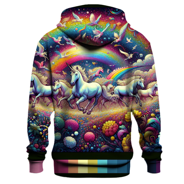 Whimsical Unicorn Parade Hoodie