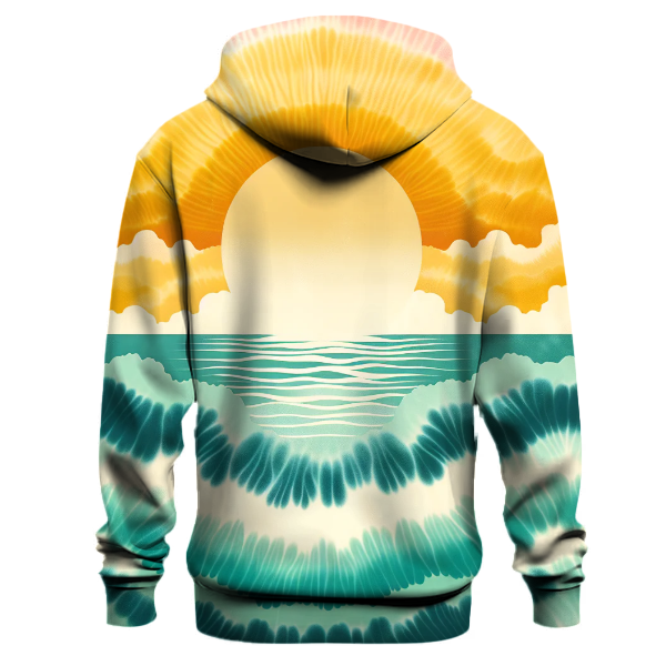 Sunset Seafoam Tie-Dye Hoodie