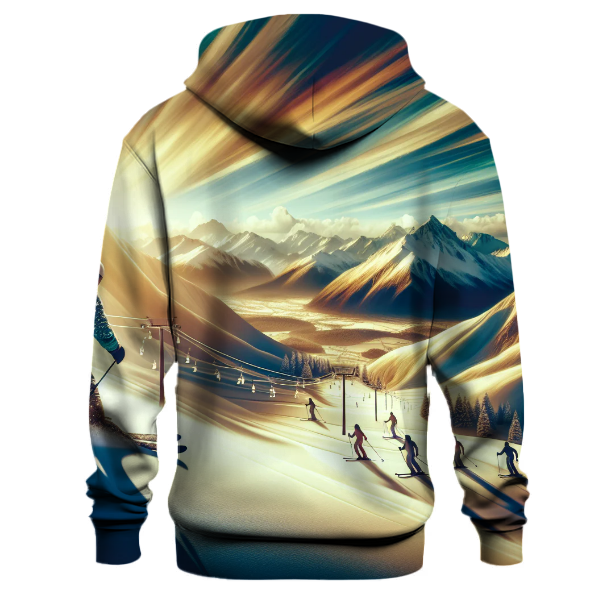 Skiing - Alpine Thrill Hoodie