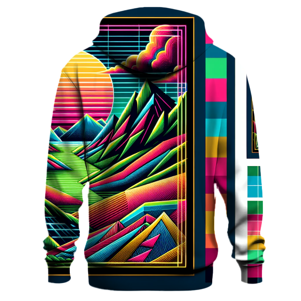 Flashback Neon Landscape Hoodie