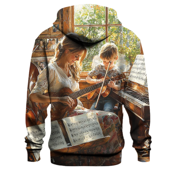 The Symphony of Memories A Mothers Heartfelt Chorus Hoodie
