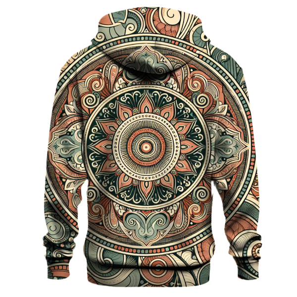 Earthy Bohemian Tapestry Hoodie