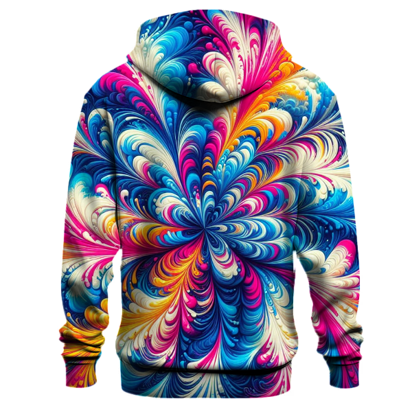 Electric Dreamscape Tie-dye Hoodie
