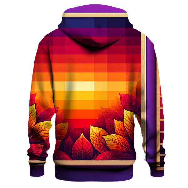 Autumn Sunset Cascade Hoodie