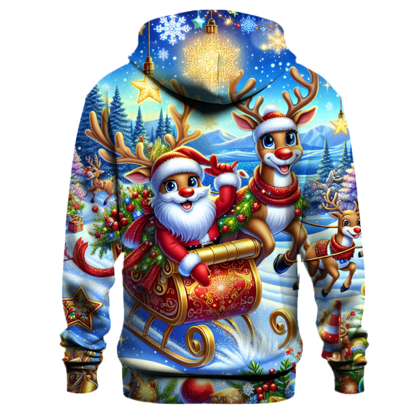 Reindeer Rides and Christmas Cheer Hoodie