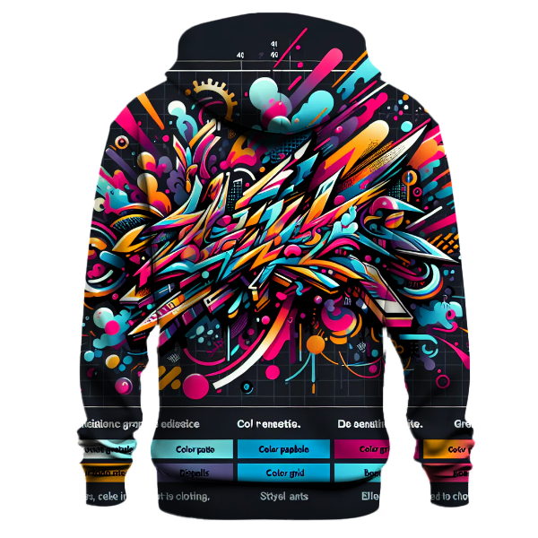Electric Graffiti Splash Hoodie