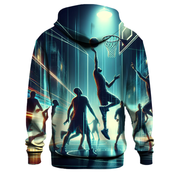 Futuristic Basketball Fusion Hoodie