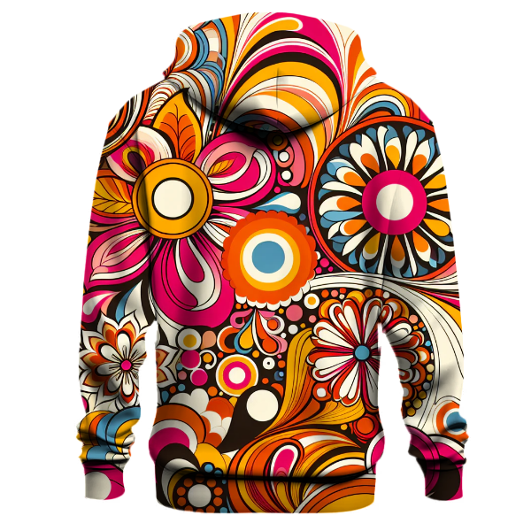 Floral Groovy Patterns Hoodie
