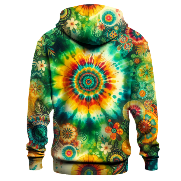 Bold Tropics Tie-Dye Hoodie