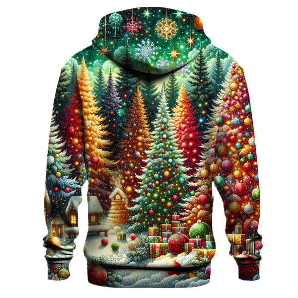 Joyful Christmas Trees Hoodie