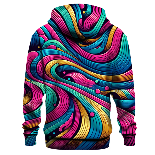 Rainbow Waves Hoodie
