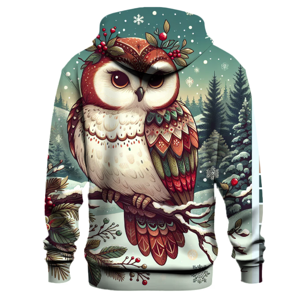 Holiday Spirit Owl Hoodie