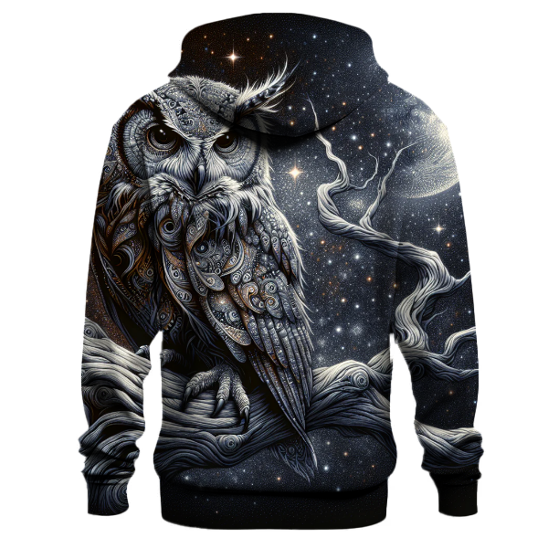 Mystic Owl Night Hoodie