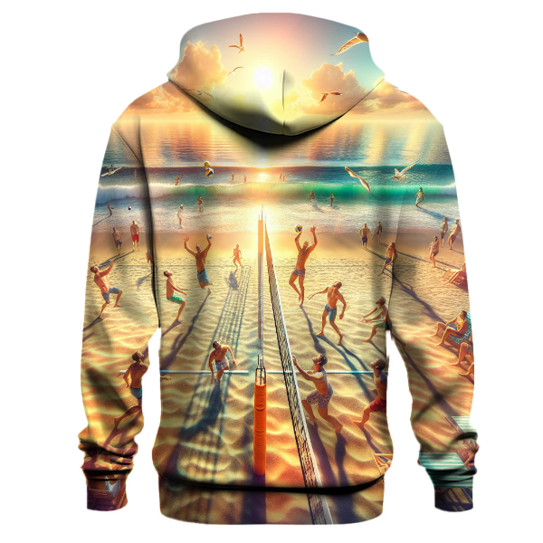 Beach Volleyball Bliss Hoodie