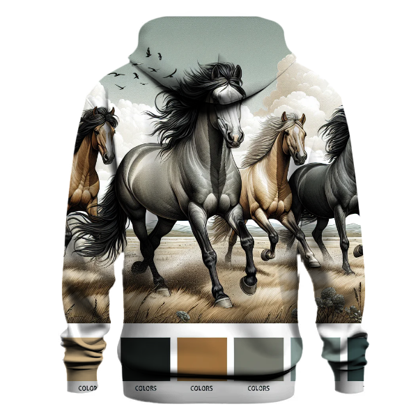 Majestic Wild Horse Freedom Hoodie