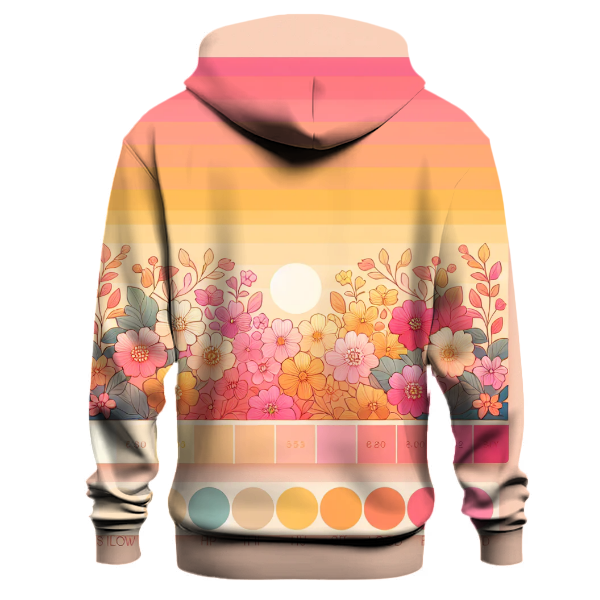 Floral Whimsy Gradient Hoodie
