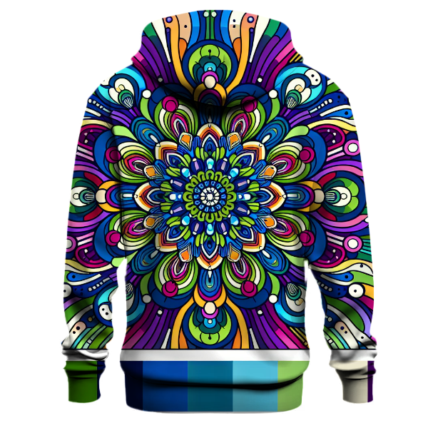 Retro Tie Dye Burst Hoodie